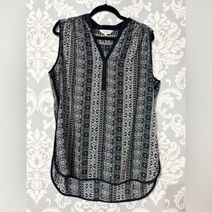 4/$25 • Northern Reflections Geometric‎ Print Sleeveless Top